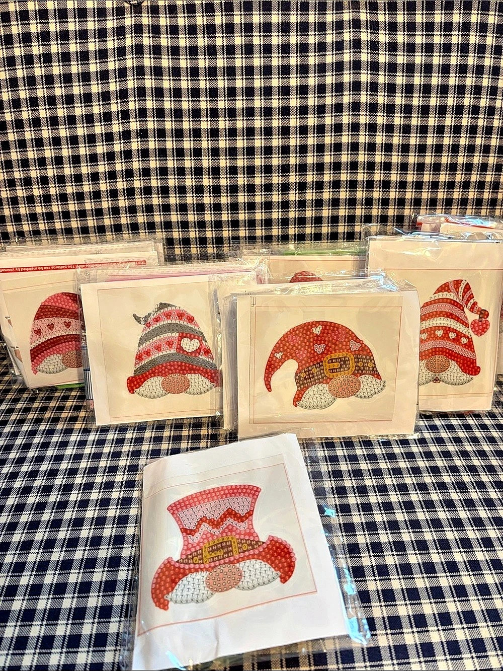Christmas gnome diamond art kits NWT
